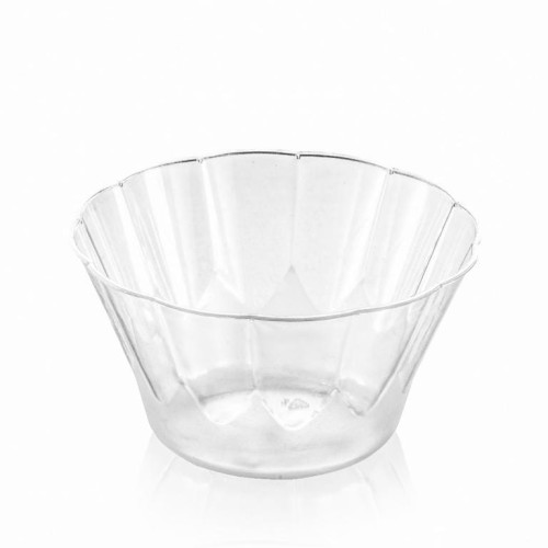 Wielorazowe pucharki plastikowe na lody i desery DECO 250 ml - 25 szt.