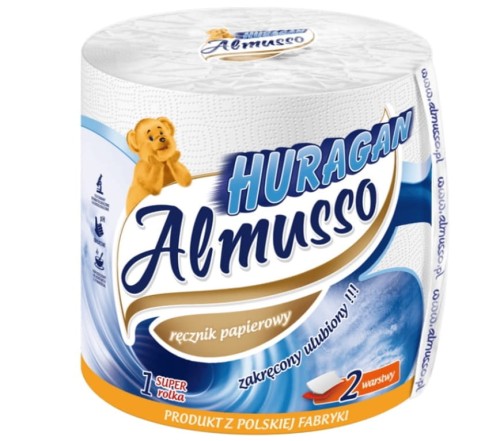 Ręcznik kuchenny Almusso Huragan - papierowy XXL - 60 m