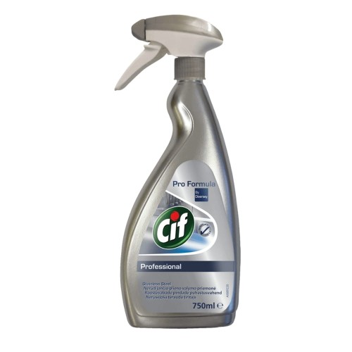 CIF Professional Stainless Steel - do stali nierdzewnej i szkła - 750 ml