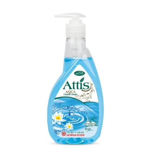 Mydło w płynie Attis - antybakteryjne z pompką - 400 ml