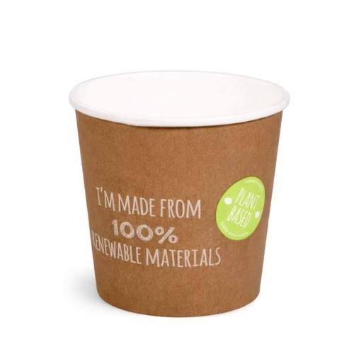 Pojemnik papierowy Food to Go - PLANT - ekologiczny - 400 ml - 25 szt.