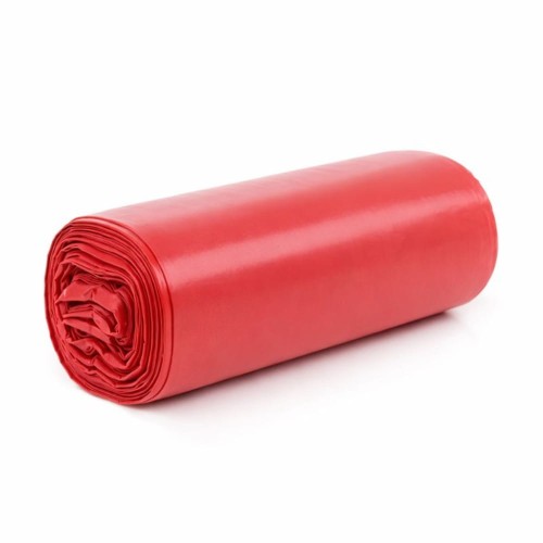 Worki na śmieci ZPTS Kowalczyk 120 l wzmocnione - czerwone - 10 szt.