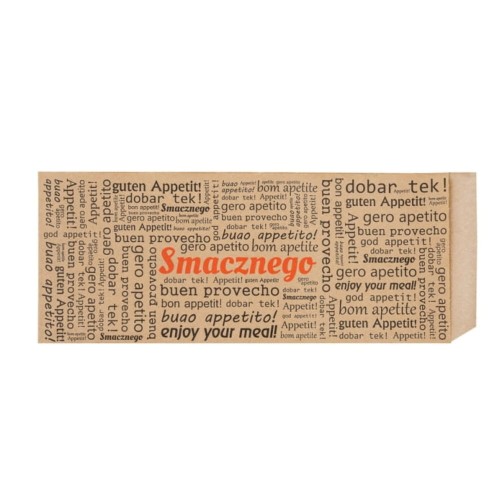 Koperta hot-dog 21,5 x 8,5 cm - kraft - 200 szt.