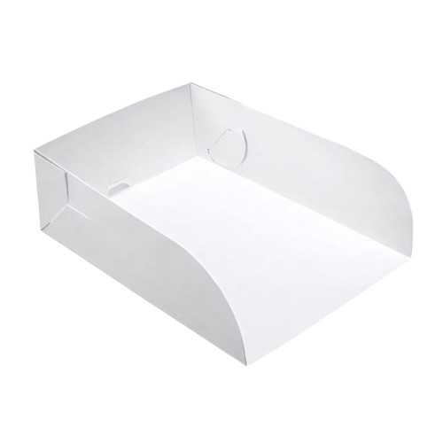 Szufelka papierowa - do ciast, pączków - 18 x 13 x 6 cm - 100 szt.