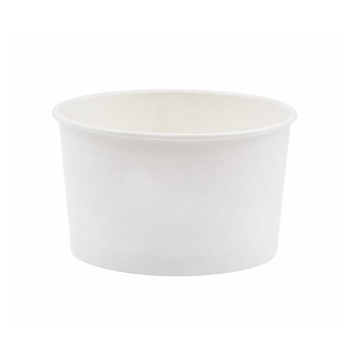 Miski papierowe na zupę - białe - 500 ml - 50 szt.