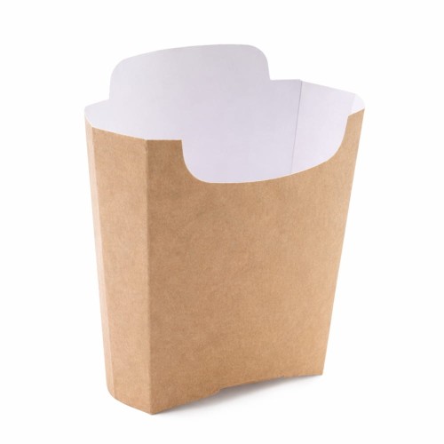 Kartonik na frytki - kraft - 200 g - 50 szt.