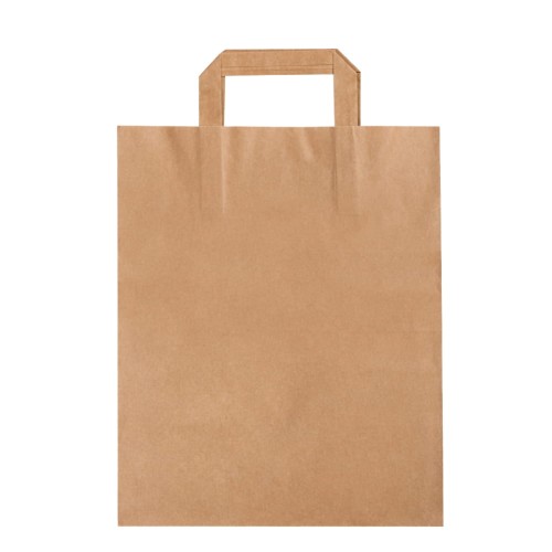 Torby papierowe z uchem - cateringowe - 18 x 8,5 x 23 cm - kraft - 250 szt.