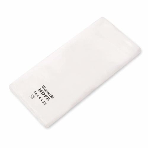 Woreczki foliowe hdpe 14 x 35 cm - 9 μm - opakowanie 0,60 kg