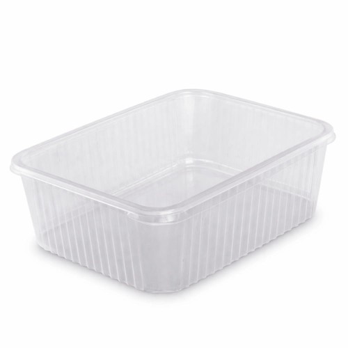 Pojemnik przezroczysty prostokątny PP 570 - 18,5 x 13 x 6 cm - 1l - 50 szt.