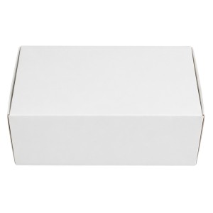 Pojemnik Kartonowy 26 x 18 x 8 cm - biały - 50 szt.