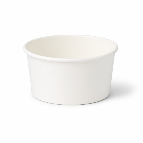 Kubeczki papierowe na lody i desery - białe - 93 ml - 250 szt.