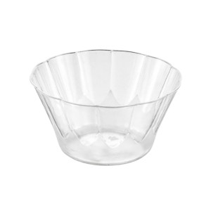 Wielorazowe pucharki plastikowe na lody i desery DECO 250 ml - 25 szt.
