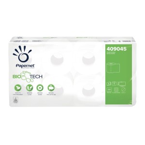 Papier toaletowy Papernet 409045- 3 warstwy - 27,5 m - biały - 8 rolek - T4