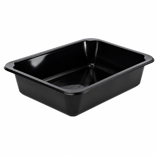 Pojemniki obiadowe do zgrzewu - 227x178x50 mm - niedzielone - 50 szt.