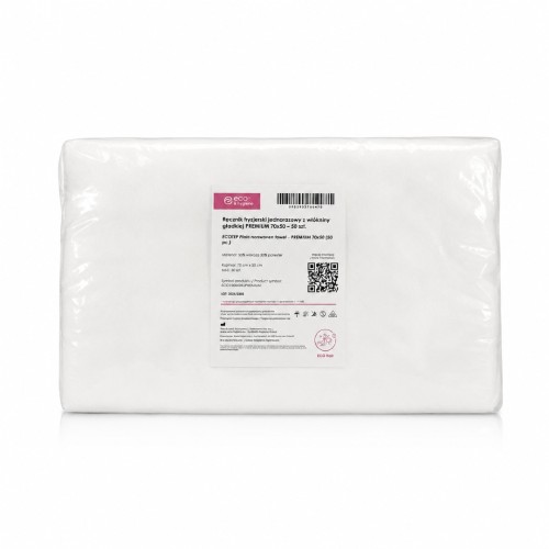 Ręcznik fryzjerski z włókniny - jednorazowy - 70x50 cm - 100 sztuk