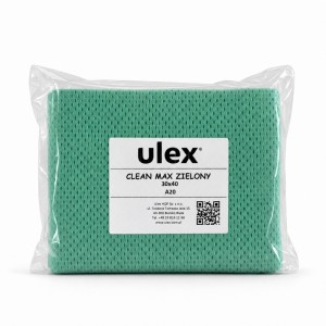 Ścierka Clean Max 30 x 40 cm - zielona - 20 szt.