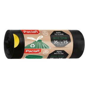 Worki na śmieci 35 l ECO LINE - czarne - 15 szt.