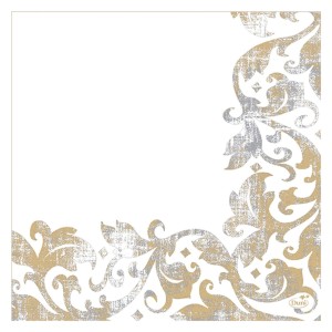 Serwetki Dunisoft - 40 x 40 cm - Festiva White 186960 - 60 szt.