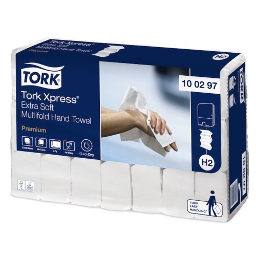 Ręczniki papierowe Tork 100297 - Xpress Multifold - w składce ZZ - 2100 odcinków