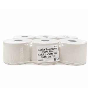 Papier toaletowy 28135 - centralnego dozowania - 207 m - 6 rolek