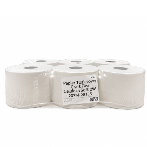 Papier toaletowy 28135 - centralnego dozowania - 207 m - 6 rolek