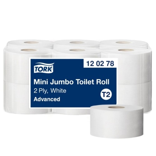 Papier toaletowy Tork 120278 - mini jumbo - 170 m - 12 rolek