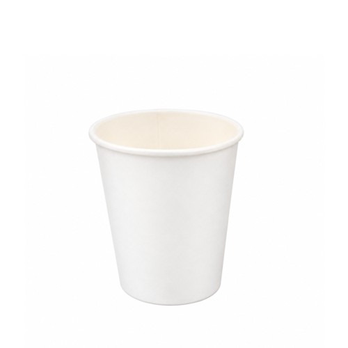 Kubek papierowy 0% plastiku - biały - 180 ml - 50 szt
