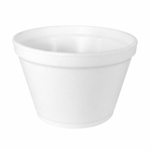 Pojemnik styropianowy okrągły / miska - 650 ml - 25 szt.