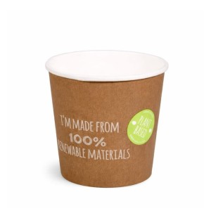 Pojemnik papierowy Food to Go - PLANT - ekologiczny - 300 ml - 25 szt.