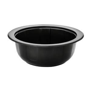 Miska na zupę do zgrzewu - czarna - 500 ml - 450 szt.