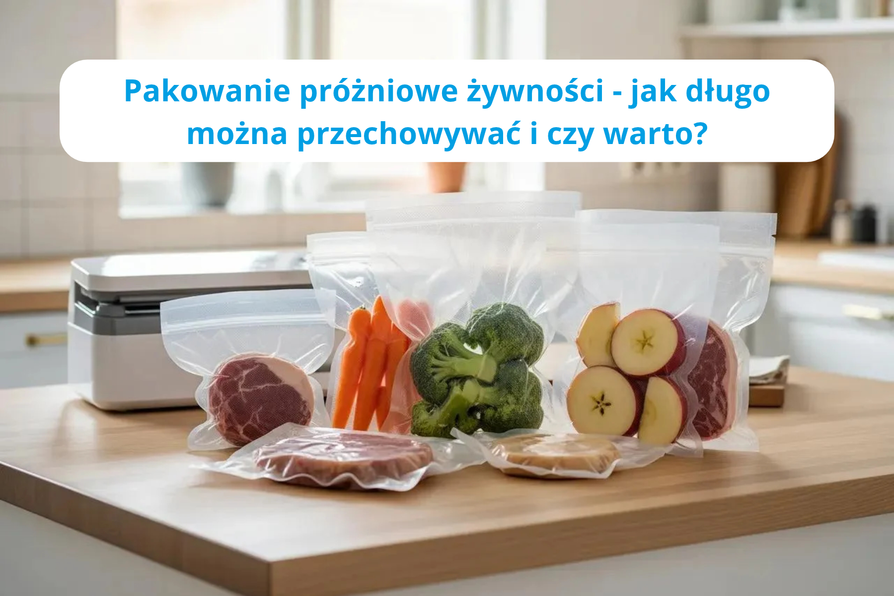 Pakowanie próżniowe żywności - jak długo można przechowywać i czy warto?